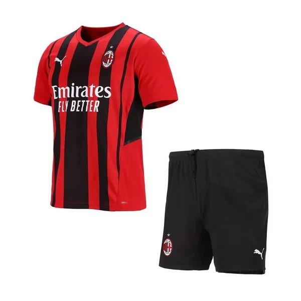 Camiseta AC Milan 1ª Niño 2021-2022 Rojo